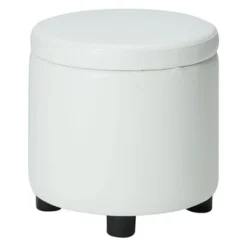 Designs4Comfort Round Accent Storage Ottoman - Breighton Home 24 Designs4Comfort Round Accent Storage Ottoman - Breighton Home -Living Room Furniture Store GUEST e8d3da66 a308 42d2 89ec 1ae1fcf65d19