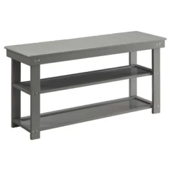 Oxford Utility Mudroom Bench With Shelves - Breighton Home -Living Room Furniture Store GUEST eb597174 8c77 47ea bbed 5c63a5194209