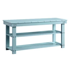 Oxford Utility Mudroom Bench With Shelves - Breighton Home -Living Room Furniture Store GUEST ef142794 3f99 4955 93aa 44e2eacba667