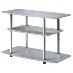 Designs2Go 3 Tier TV Stand For TVs Up To 32" - Breighton Home -Living Room Furniture Store GUEST f2057513 5090 4bc2 9d47 7852536f70de