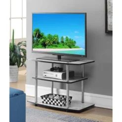 Designs2Go 3 Tier TV Stand For TVs Up To 32" - Breighton Home