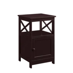 Oxford End Table With Storage Cabinet And Shelf - Breighton Home -Living Room Furniture Store GUEST f948cf4f a7f2 4b1a a791 94654dd5bc78