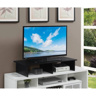 Large TV Stand For TVs Up To 43" Black - Breighton Home 3 Large TV Stand For TVs Up To 43" Black - Breighton Home